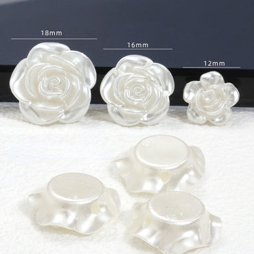 20PCS 12/16/18mm Pearl Color ABS French Hawthorn Accessories For Handmade DIY Jewelry Making