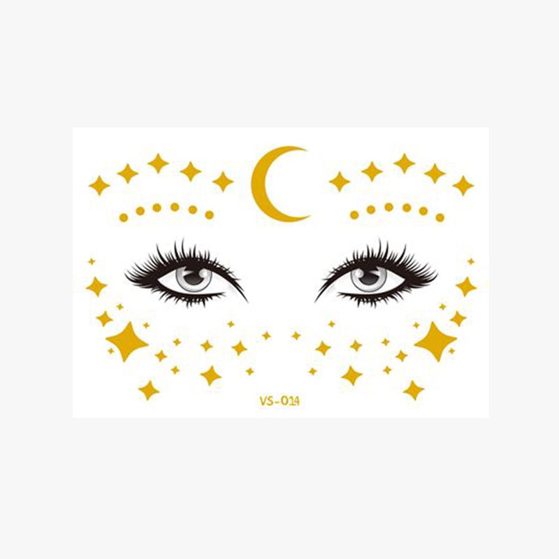 Freckle Face Tattoo Stickers Little Star/Freckle Face Stickers for Carnival Masquerade Party Makeup Stickers