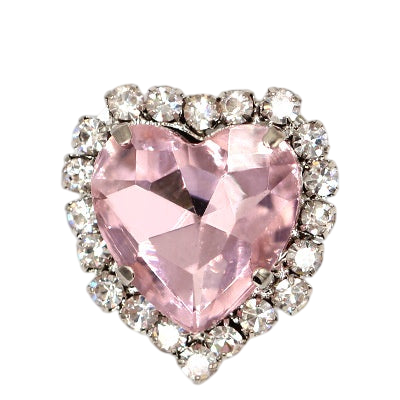 10pcs 14mm Love Crystal Buckle Glass Claw Rhinestones Enclosing Edge Hand Sewn Rhinestones Diy Clothing Accessories Materials