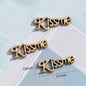 Diy Alloy Letter Hair Accessories Alloy Accessories Retro Alloy Letter Cream Glue Accessories Diy Phone Case Hair Clip Material Pack