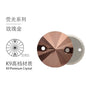 12mm Super Flash Flat Bottom 10pcs Hand Stitched Rhinestone Flat Button Crystal Satellite Shape Crystal Stone Non-scratch Packaging Glass Rhinestone