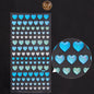 Dazzle Colorful Love Shiny Transparent Crystal Drop Glue Sticker Paste Girl Eyebrow Stick Ear Stick Decoration DIY Hand Ledger