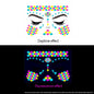 Colorful Super Shiny Rhinestone Stickers for Masquerade Parties DIY Makeup Kit