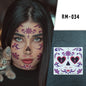 Halloween Clown Horror Mouth Tattoo Stickers, for Party Props Horror Cosplay Costume Makeup Props, for Halloween Masquerade Cosplay Party.