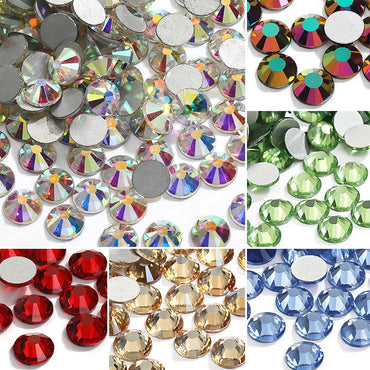 1440pcs/2.5mm Flat Round Nail Rhinestone DIY Phone Case Accessories Rhinestone Stick Crystal