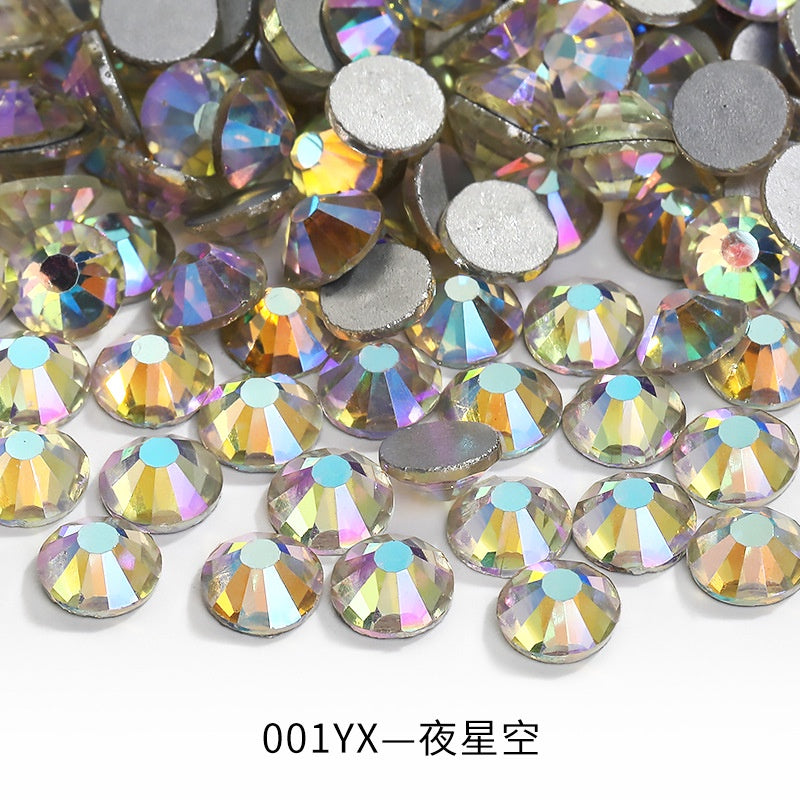 1440pcs/1.8mm Flat Round Nail Rhinestone DIY Phone Case Accessories Rhinestone Stick Crystal