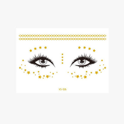 Freckle Face Tattoo Stickers Little Star/Freckle Face Stickers for Carnival Masquerade Party Makeup Stickers
