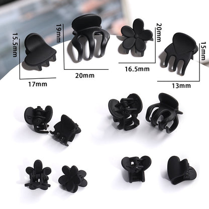 Mini Frosted Small Clip with Bangs 【10pcs】Children's Broken Clip Girls Shark Hair Accessory Side Clip