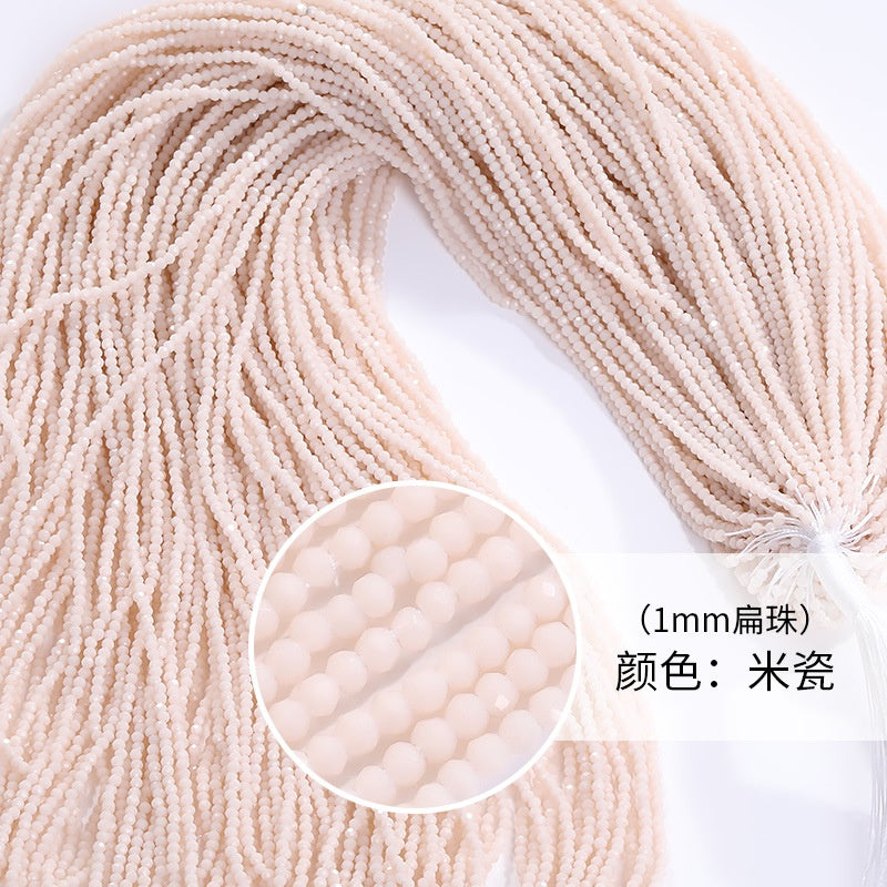 35cm Crystal Glass Beads Long Door Curtain Pendant Hand Ornaments Necklace Bracelet Jewelry DIY Loose Beads