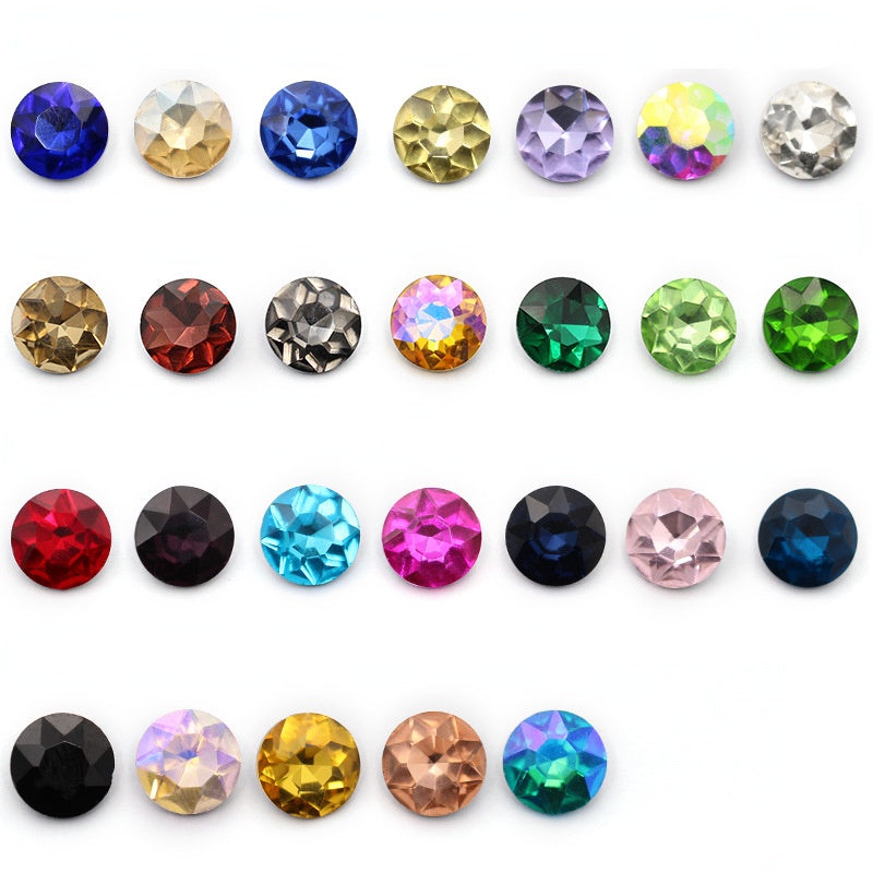 8/10mm Round Crystal Rhinestone Glass for DIY Clothing Jewelry Making/Nail Art