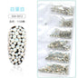 1.5-3.2mm Mixed Nail Rhinestone Small Size Mixed Size Glass Rhinestone Colorful Diamond Mixed Nail Crystal