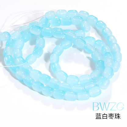 Two-color Date Bead Handmade Loose Bead Through Hole Bead DIY Bracelet Necklace Accessories