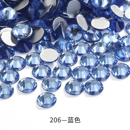 1440pcs/1.8mm Flat Round Nail Rhinestone DIY Phone Case Accessories Rhinestone Stick Crystal