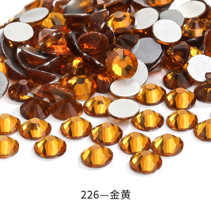 1440pcs/2.5mm Flat Round Nail Rhinestone DIY Phone Case Accessories Rhinestone Stick Crystal
