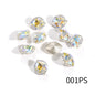 10*12mm Colored Eye Shape Crystall Diamond Charm Shiny Glass Rhinestone for Clothing Jewelry Making Accessories