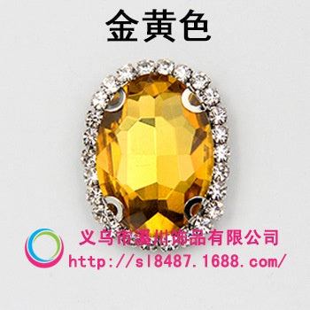 20pcs 10*14mm Oval Rhinestone Crystal for DIY Clothing Accessories Jewelry Making Diy Accessories Clothing Accessories Shoes