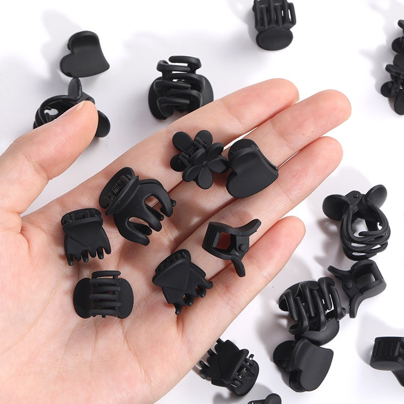 Mini Frosted Small Clip with Bangs 【10pcs】Children's Broken Clip Girls Shark Hair Accessory Side Clip