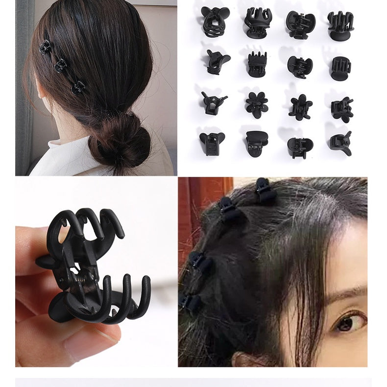 Mini Frosted Small Clip with Bangs 【10pcs】Children's Broken Clip Girls Shark Hair Accessory Side Clip