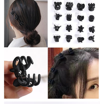 Mini Frosted Small Clip with Bangs 【10pcs】Children's Broken Clip Girls Shark Hair Accessory Side Clip