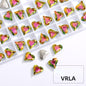 10PCS Sweet Heart Shape K9 Glass Rhinestone Exquisite Nail Art Shiny Crystal Stones for DIY Clothing Accessories