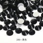 288pcs/6mm Flat Round Nail Rhinestone DIY Phone Case Accessories Rhinestone Stick Crystal