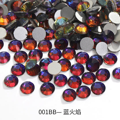 1440pcs/2.5mm Flat Round Nail Rhinestone DIY Phone Case Accessories Rhinestone Stick Crystal