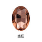 10pcs Large size naked rhinestones 18*25mm 20*30mm Oval Shape Fancy Glass Crystal Rhinestones for DIY Clothing Decoration