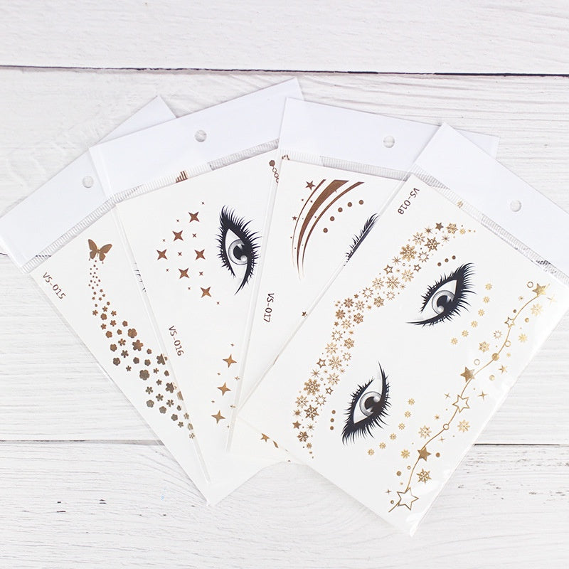 Freckle Face Tattoo Stickers Little Star/Freckle Face Stickers for Carnival Masquerade Party Makeup Stickers