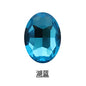 10pcs Large size naked rhinestones 18*25mm 20*30mm Oval Shape Fancy Glass Crystal Rhinestones for DIY Clothing Decoration