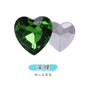 12mm Rhinestone Love Rhinestone Crystal Glass Rhinestone  Pointy Bottom Peach Heart Diy Mobile Phone Paste Rhinestone Accessories Clothing Jewelry Rhinestone