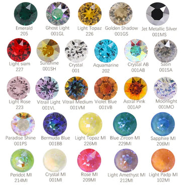K9 Glass Crystal 4mm/5mm/6mm 10PCS Nail Art Rhinestone Crystal Diamond for Clothing Jewelry Making