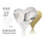 5pcs High-quality Crooked Peach Heart crystal glass rhinestones abnormity rhinestones diy ornament accessories rhinestone nail paste rhinestones material