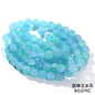 10mm 80pcs Crack beads Jade broken beads explosive glass beads ice cracked floral beads glass diy accessory bracelet beaded