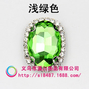20pcs 10*14mm Oval Rhinestone Crystal for DIY Clothing Accessories Jewelry Making Diy Accessories Clothing Accessories Shoes