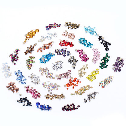Size Size Mixed Nail Rhinestone International Trade A Flat Glass Crystal Mobile Phone Diy Stick Rhinestone Violent Bear Stick