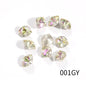 10*12mm Colored Eye Shape Crystall Diamond Charm Shiny Glass Rhinestone for Clothing Jewelry Making Accessories