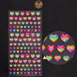 Dazzle Colorful Love Shiny Transparent Crystal Drop Glue Sticker Paste Girl Eyebrow Stick Ear Stick Decoration DIY Hand Ledger