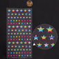 Dazzle Colorful Love Shiny Transparent Crystal Drop Glue Sticker Paste Girl Eyebrow Stick Ear Stick Decoration DIY Hand Ledger
