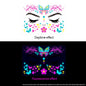 Colorful Super Shiny Rhinestone Stickers for Masquerade Parties DIY Makeup Kit