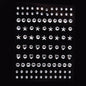 Colorful Super Shiny Rhinestone Stickers for Masquerade Parties DIY Makeup Kit