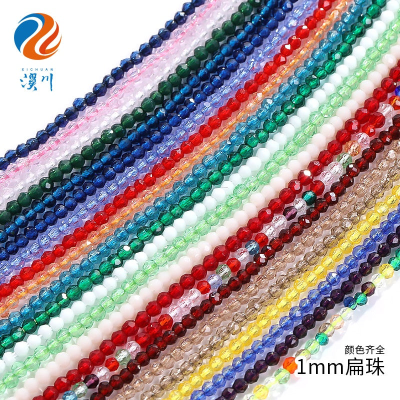 35cm Crystal Glass Beads Long Door Curtain Pendant Hand Ornaments Necklace Bracelet Jewelry DIY Loose Beads