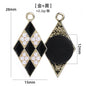 Crocs Diy Accessories Alloy Pearl Checker Series Garden Shoes Buckle Decorative Buckle
