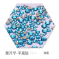 Size Size Mixed Nail Rhinestone International Trade A Flat Glass Crystal Mobile Phone Diy Stick Rhinestone Violent Bear Stick