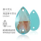 10PCS Glass Flat Seam Water Drop Hand Seam Rhinestone Super Bright AB Color Flat Seam Rhinestone