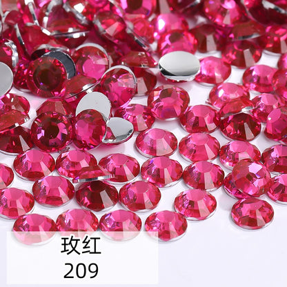 Gemstone filled 2/3/4/5/6mm Henna beads/Henna Gems/Rhinestone