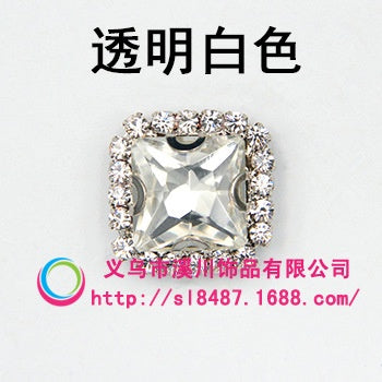 10pcs 8mm Fashion Buttons Sew on Crystal Rhinestone with Gold/Sliver Claw Crystal