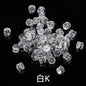Diy Ear Ornament Accessories 10pcs Transparent Plastic Silicone Anti-slip Anti-fall Hamburger Ear Blocking Cap Ornament Material Accessories