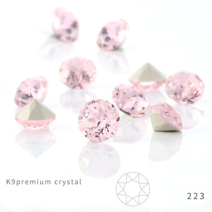 K9 Glass Crystal 4mm/5mm/6mm 10PCS Nail Art Rhinestone Crystal Diamond for Clothing Jewelry Making