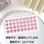 Heart Sticker Princess 3D Love Crystal Gem Sticker DIY Cup Sticker Makeup Gadget Beauty Sticker with Adhesive