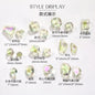 Nail Rhinestone 10pcs Glass Products Transparent Goose Down Yellow Series Crystal Mobile Phone Stick Rhinestone Diy Accessories